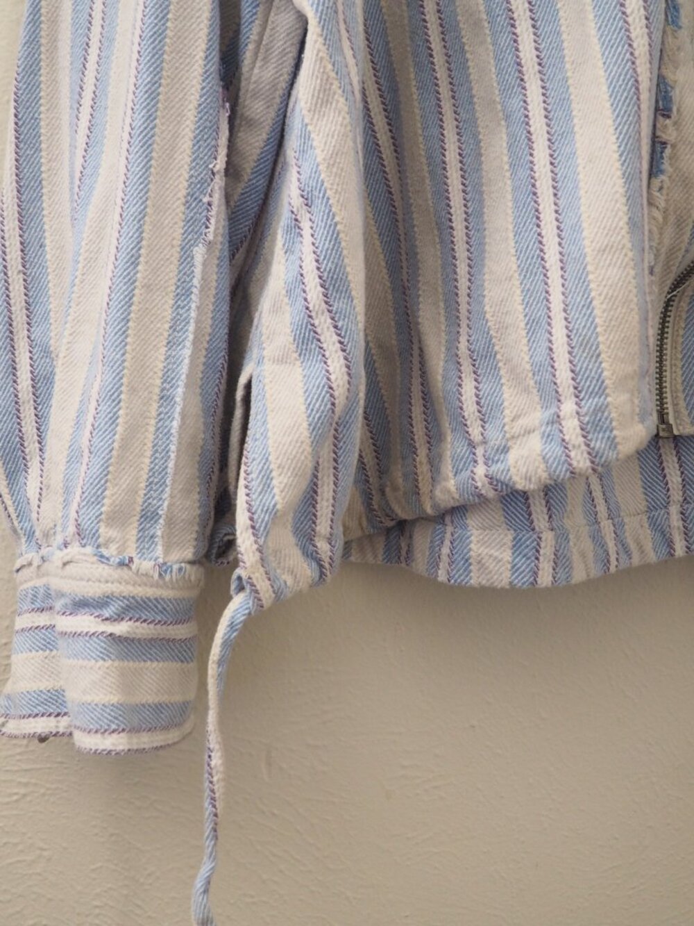 We The Free People Moonlit Shore Stripe Shirt sz L - Picture 7 of 10